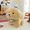 Bib Style, variant on Soft Plush Puppy Dog Stuffed Animal, Ultra Fluffy Faux Fur Dog Plush with Decorative Hat & Bib, Cozy Comfort Pillow Doll for Bed Sofa Home Decor Gift
