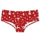 thumbnail image 1 of Gibobby Verano calzoncillos adelgazantes Ropa interior de talle bajo transpirable sin con estampado animal y de nieve con de árbol de Navidad para mujer(Multicolor, XL), 1 of 4