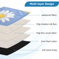 thumbnail image 3 of FORMRS 15"-15.6" Laptop Sleeve Protective Case Soft Carrying Quilted Computer Bag Cover, Light Blue Daisy, 3 of 7