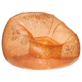 thumbnail image 1 of Bouclair Orange Inflatable Glitter Chair, 1 of 5