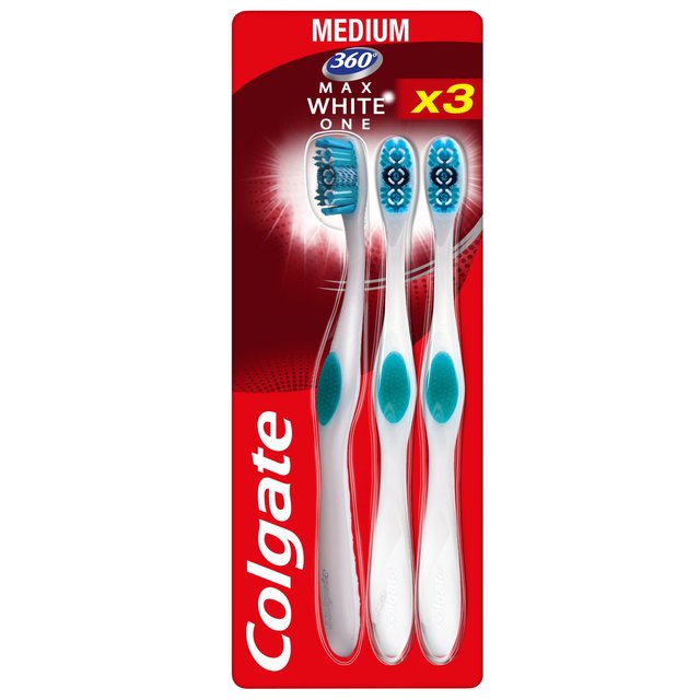 colgate max white medium toothbrush