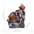 thumbnail image 6 of 1pc Resin Mushroom House Backflow Incense Burner, Home & Office Aromatherapy Decor (Without Incense), 6 of 6