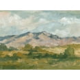 thumbnail image 2 of Harper, Ethan 24x19 White Modern Wood Framed Museum Art Print Titled - Impasto Landscape I, 2 of 4