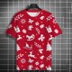 thumbnail image 1 of Camiseta divertida de Navidad para hombre, camiseta de Festival, patrón de Reno de Papá Noel, manga corta, cuello redondo, Tops Unisex, camisetas de verano, nuevo, 1 of 4