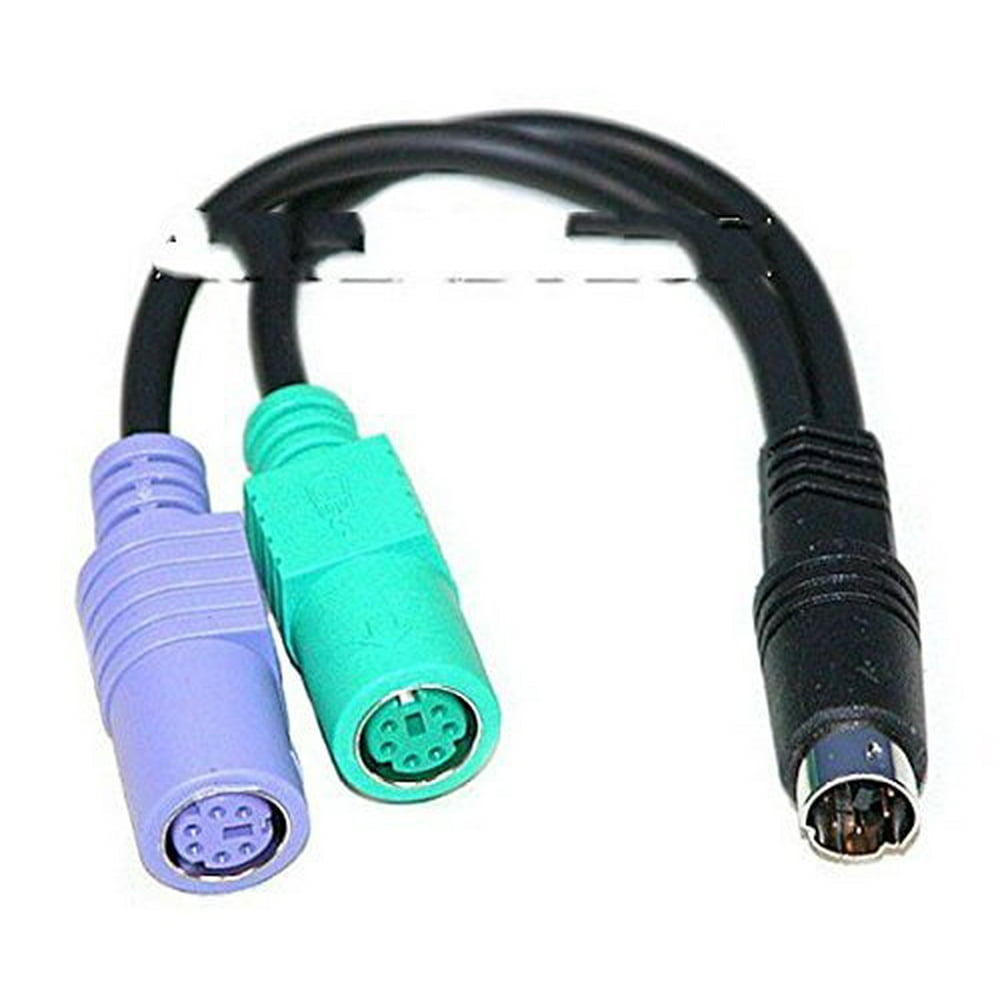 DELL 2x PS2 MOUSE KEYBOARD I_O SPLITTER CABLE ORIGINAL ADAPTER D4002 CN