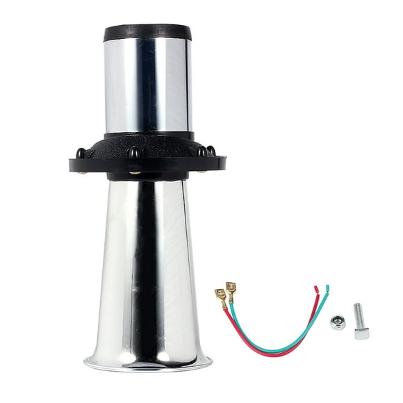 Vintage Style 12V 110DB Car Truck Horn Siren - Silver