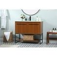 thumbnail image 2 of 40 inch single bathroom vanity in teak, 2 of 8