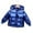 Royal Blue, variant on Godderr Boys Girls Winter down Coats for Kids Toddler Thick Warm Hooded Cotton Outerwear Jacket Baby Snowsuit Jackets Outerwear for 1-7Y