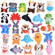 Fun Little Toys Mini Animals Plush Toy Multi-color Party Favors 26 , Pack