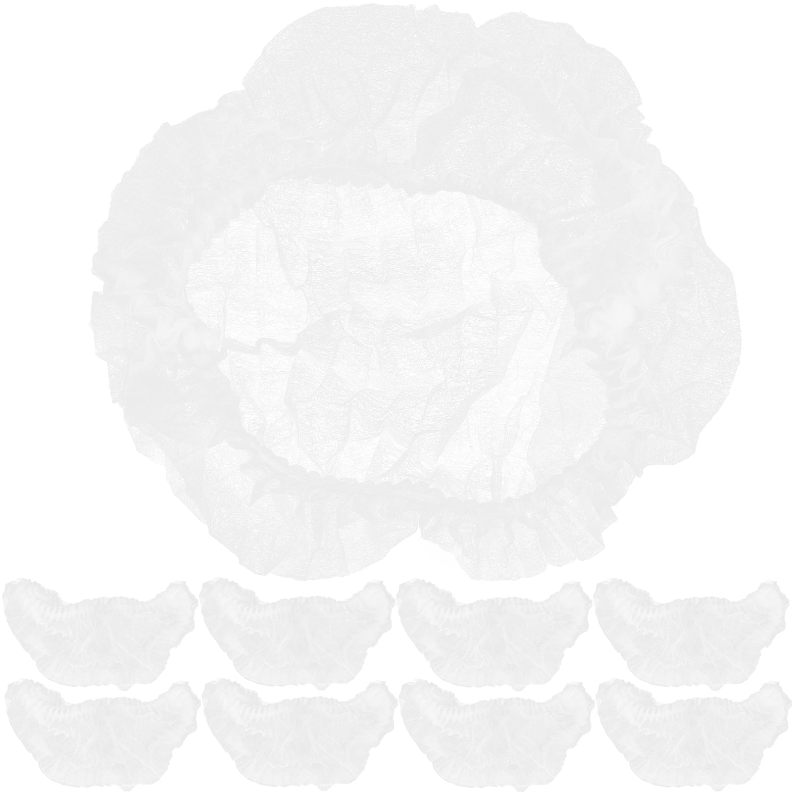 Hemoton Hair Disposable Net Caps Nets Cap Bouffant Food Hat Sleeping Service Medical