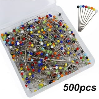 Happon 250 Pieces Sewing Pins, 1.5 inch Straight Pins with Big Glass Ball  Head for Fabric Sewing, Quilting and DIY Sewing Crafts