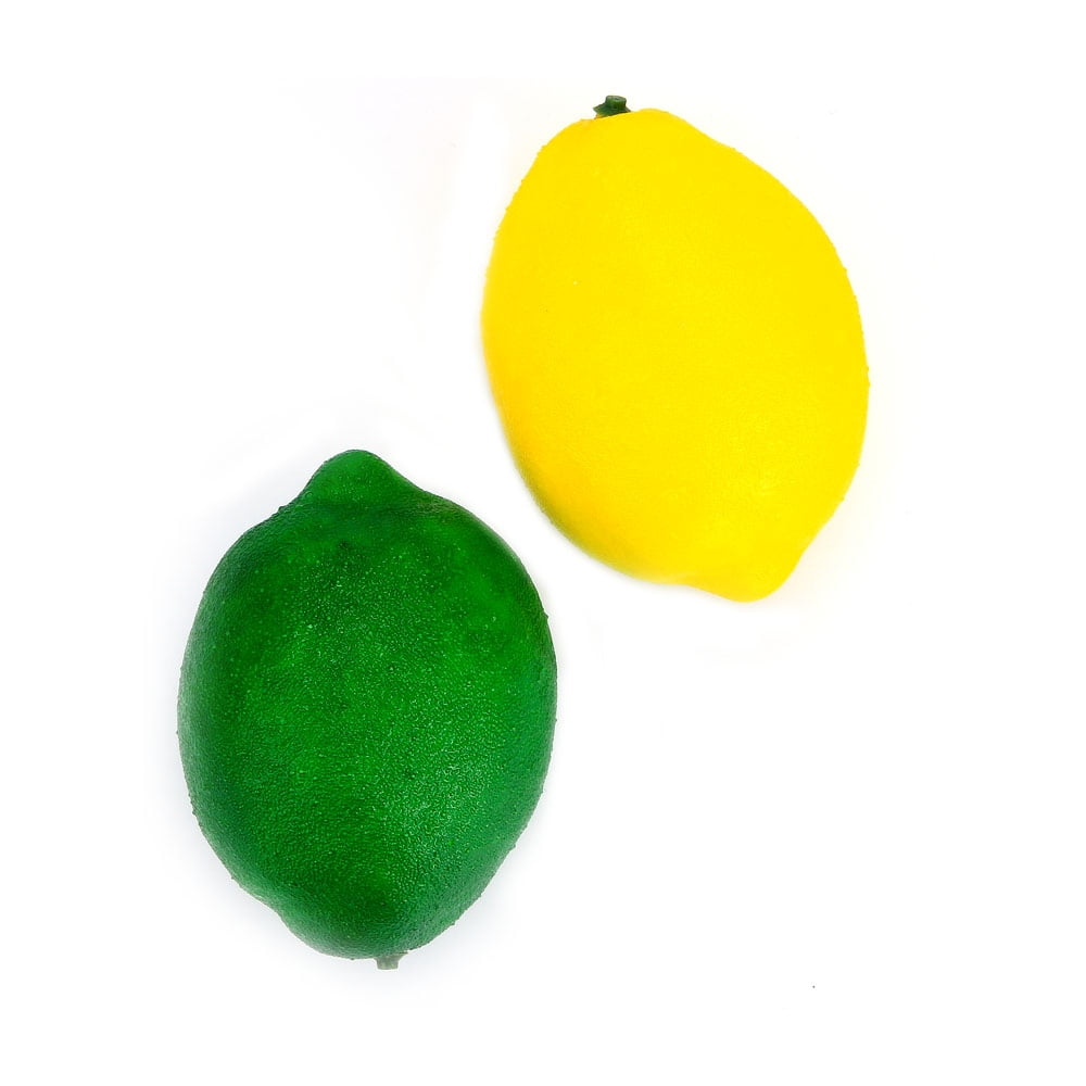 PlayWorld Kitchen Connection Yellow And Green Lifelike Lemons Playset Food - Yellow/Green