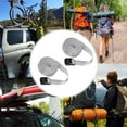 thumbnail image 6 of simhoa 2Pcs Tie Down Straps Lashing Straps Luggage Belt Fixing Strap Adjustable Car Roof Rack Straps for Snowboard, Trailer, Moving Grey, 6 of 9