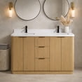 thumbnail image 5 of Calamigo 55" Bathroom Vanity Oak, 5 of 10