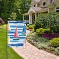thumbnail image 2 of Yayeee Garden Flag 28" x 40" Double Sided Outdoor Yard Lawn Holiday Decorations, Green Sailboats, 2 of 6
