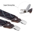 thumbnail image 2 of Buyless Fashion 2 Pack Suspenders for Men - 48" Elastic Adjustable Straps 1 1/4" - Y Shape, 2 of 7