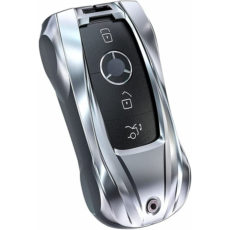 For Mercedes Benz Key Fob Cover Compatible with 2020 2022 New Mercedes Benz S Class G Class E Class with Keychain