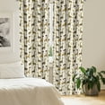 thumbnail image 2 of Ambesonne Giraffe Curtains, Cheery Animals, Pair of 28"x63", Multicolor, 2 of 5