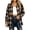 Black Khaki Plaid, variant on Flannel Shirts for Women Oversized Long Sleeve Womens Plaid Button Down Shirt Shacket Jacket Fall Fashion Blouses Top
