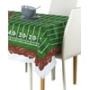 Football Tablecloth Game Day Square Tablecloth 70" X 70" Machine Washable And Stain-Resistant For Easy Care Made In The