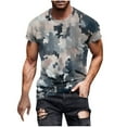 thumbnail image 3 of LIBRCLO Mens Graphic T Shirts Short Sleeve Comfortable Shirt Crewneck Tee Shirts, Size M, 3 of 5