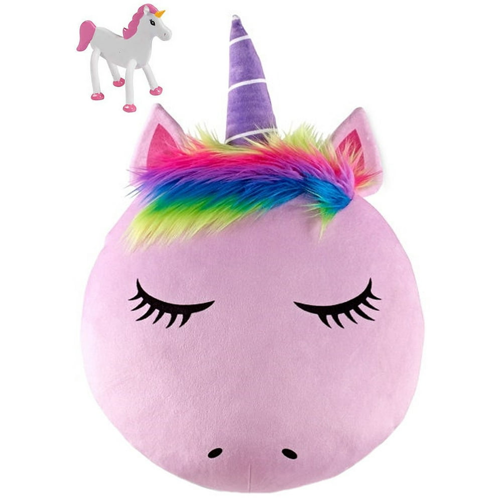 Unicorn Squishy Cloud Scented Pillow & Bendable Unicorn Bundle Set Free Shipping