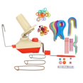 thumbnail image 1 of Professional Yarn Winder Crochet Hook Aluminum Pin Counting Ring Plastic Needle Knitting Kit, 1 of 5
