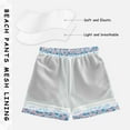 thumbnail image 5 of joogoo Boys Swim Trunks Pink and Blue Floral Beach Board Shorts Drawstring Swimsuit 3T, 5 of 6