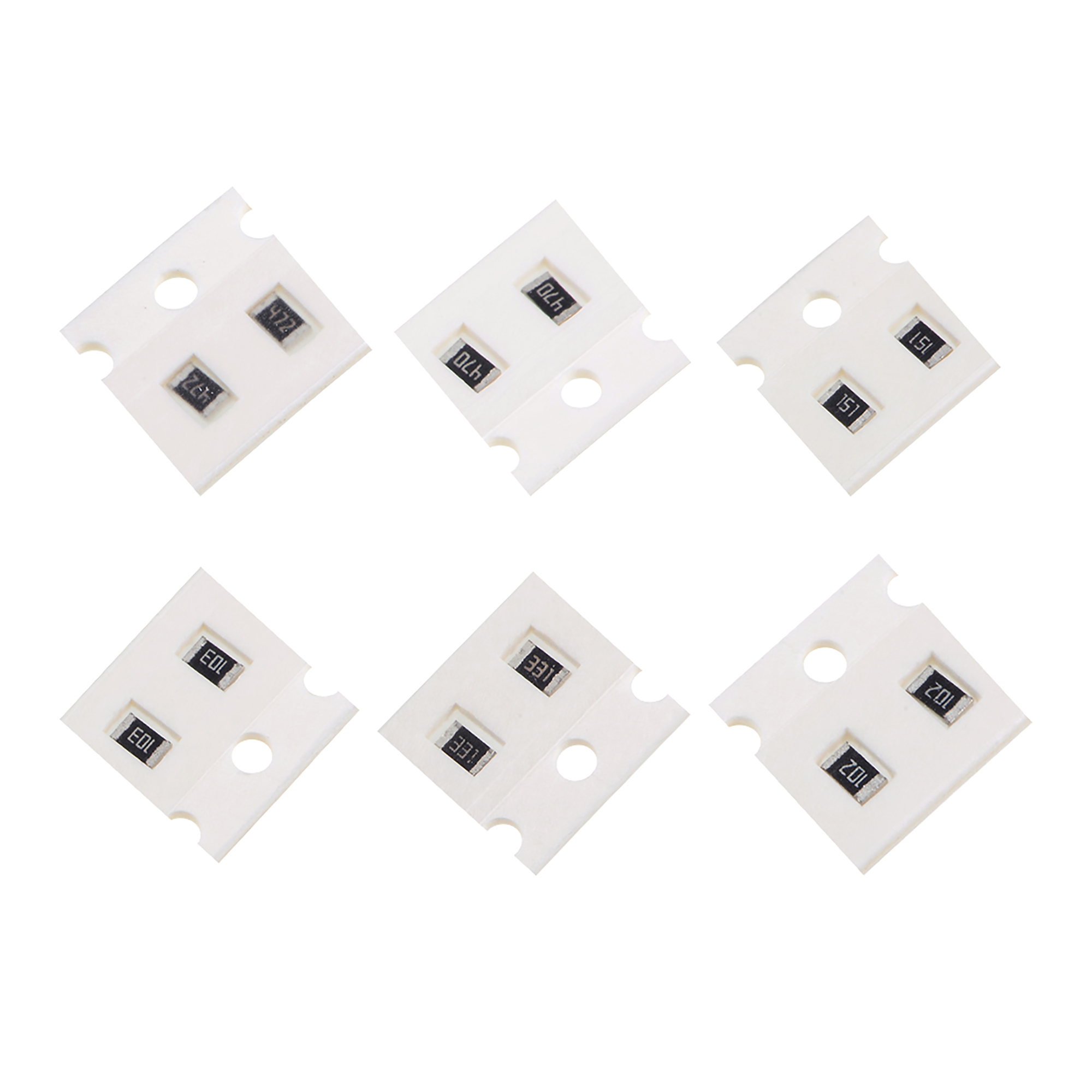 SMD Chip Resistor, 1/8W 0805 Assortment Set Fixed Resistors, 5 Tolerance,Total 600Pcs