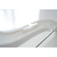 thumbnail image 5 of NAHANCO #1500RCHU 17" White Heavy Duty Plastic Suit Hangers with Metal Clips (Pack of 25), 5 of 5