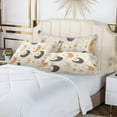 thumbnail image 6 of Cute Crescent Moon and Sun Plush Pillow Cases King Size Ultra Soft Warm Pillowcases with Zipper 20"x40", 6 of 9