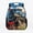 Blue Train, variant on Cute Capybara Toddler Backpack for Girls 2-5, Preschool Kids Kindergarten School Bag, 13.5" Lightweight Bookbag with Front Pockets and Padded Back