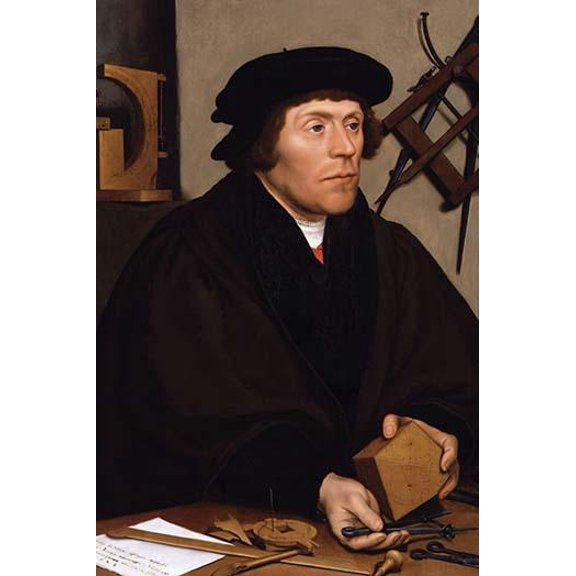 Portrait of Nicholas Kratzer-Fine art canvas print (20" x 30")