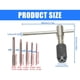 thumbnail image 3 of 5Piece 3-6mm T Shaped Tap Wrenches Tapping Screwdriver Wrenches for Precise Threading 3-8 In Metal and Wood, 3 of 4