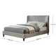 thumbnail image 2 of Ilios Innova | Cama King Size Gris con Cabecera Tapizada en Lino y Poliéster | Estructura de Madera Resistente, 2 of 9
