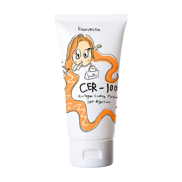 Crema de esencia capilar Elizavecca CER-100 con recubrimiento de colágeno, 50 ml