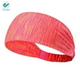 thumbnail image 3 of Deago Workout Headbands For Women Non Silp Sweat Bands Moisture Wicking & Quick Dry (Red), 3 of 8