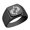 Black, variant on Pisces Stainless Steel Signet Ring