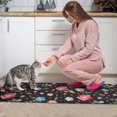 thumbnail image 3 of Pioneer Flower Floral Print Pattern Kitchen Rugs Sets Of 2,Anti Fatigue Kitchen Mat Rugs Non Slip Washable,Decorative Kitchen Floor Mats for Kitchen,Sink,Laundry,17"x30"+17"x47", 3 of 7