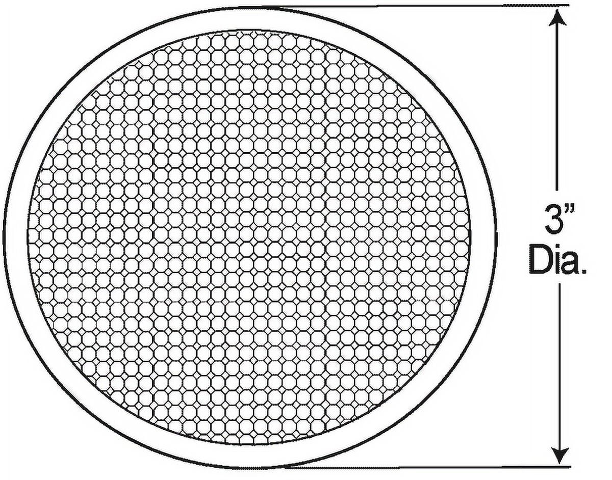 Grote 40053 - Reflector, 3" Yellow, Round Stick-On