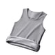 thumbnail image 2 of Ropa interior térmica para hombre, camisetas de invierno de color liso con cuello redondo, ropa interior cálida y gruesa de terciopelo, camiseta deportiva sin mangas con hombros descubiertos, camiseta, 2 of 7