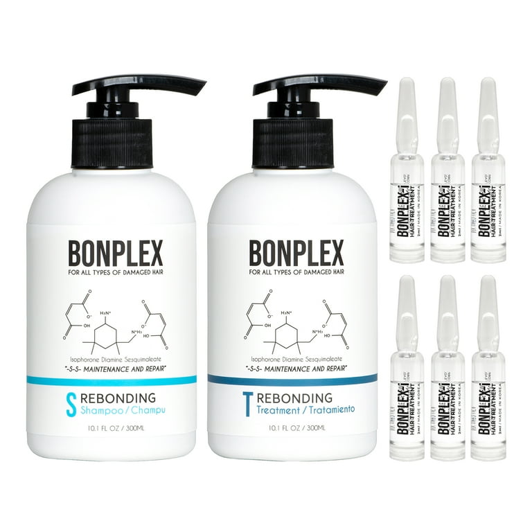 BONPLEX Perfect Bonding Hair Restore Shampoo, Treatment & Ampoule 