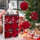 thumbnail image 1 of Christmas Decorations 6 Piece Flocked Christmas Balls Christmas Decoration SetMultiple Styles Of Christmas Tree Decorations Can Also Be Used For Other Party, 1 of 6