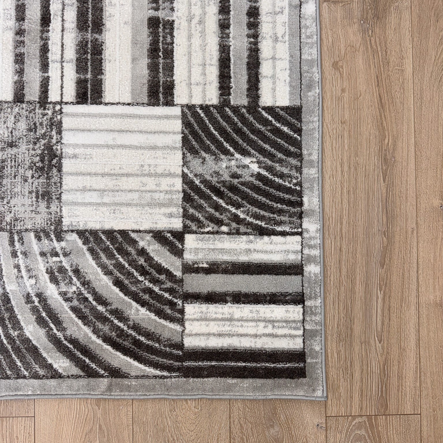 Rug Branch Cadence Abstract Indoor Area Rug, Beige Cream, Modern - Living Room, Bedroom, Dining Room, and Kitchen