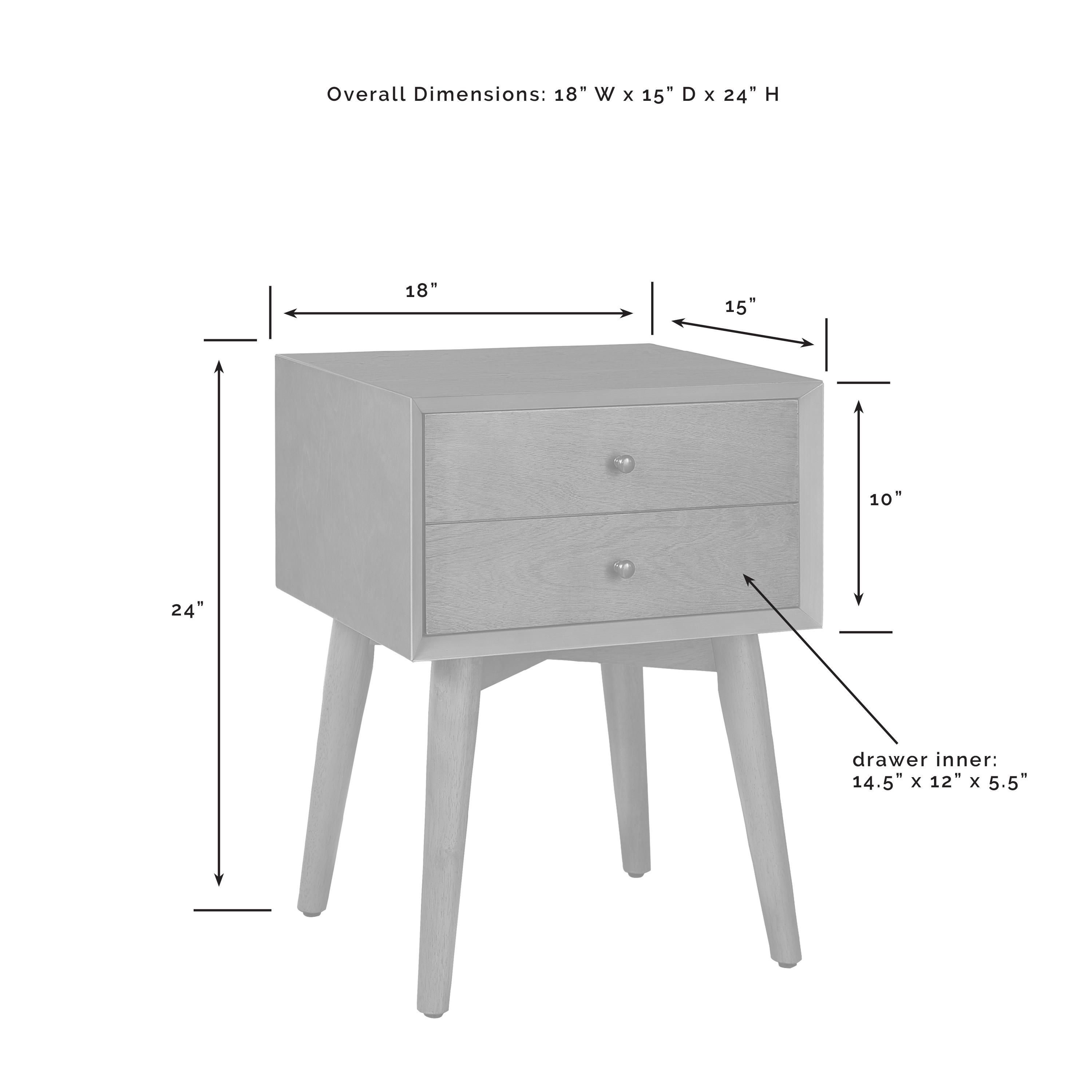 Crosley Furniture Landon 2 Piece Set - Coffee, End Table - image 4 of 7