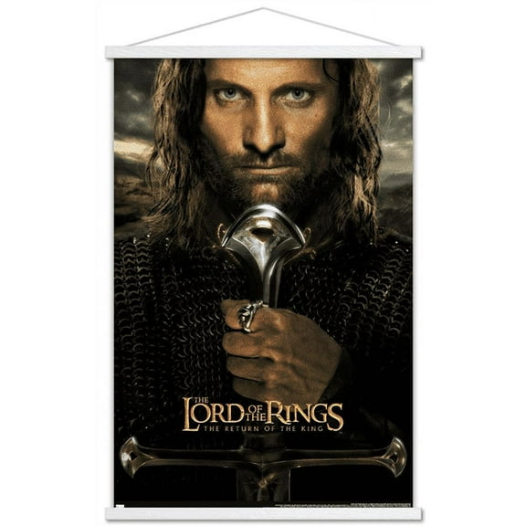 The Lord of the Rings: The Return of the King - One Sheet Wall Poster with Wooden Magnetic Frame, 22.375" x 34"