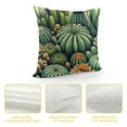 thumbnail image 4 of JRXY Summer Succulent Cactus Pillow Covers Retro Mexican Orange Flowers Exotic Tropical Plants Decorative Throw Pillow Covers Cushion Case for Home Sofa Couch Decoration White, 4 of 5