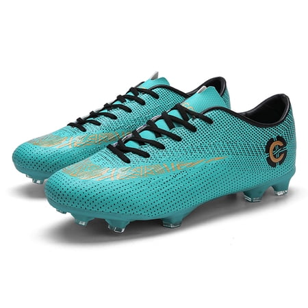 Men's Soccer Shoes Teenagers Cleats Spikes Football Shoes Big Size Outdoor Athletics Training Firm Ground Soccer Football Boots