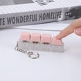 thumbnail image 4 of Keyboard Key Toy Button Keycap Fidget Keychain Decompression Toys(Pink), 4 of 7