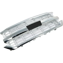 ALL-CARB Front Bumper Upper Grille Chrome Grill Replacement for 2016 2017 2018 Silverado 1500 84056776